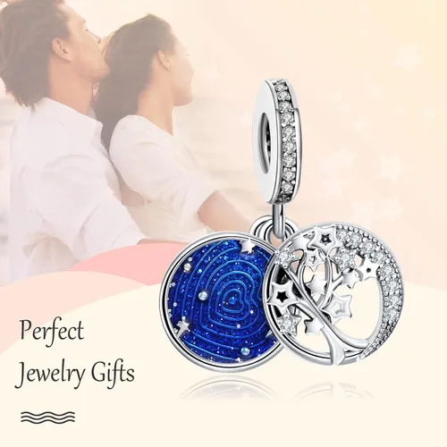 Vista 3 de Annmors Christmas Charm for Woman-925 Sterling Silver Dangle Pendant BeadGirl Jewelry Beads Gifts for Women BraceletNecklace