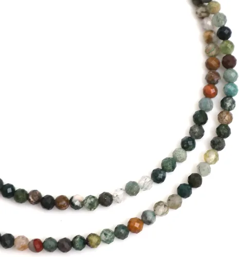 Vista 71 de Gempires - Collar de cuentas de piedras naturales hechas a mano, joyería de cristal hipoalergénica de 20 pulgadas, chapado en oro, joyería de moda