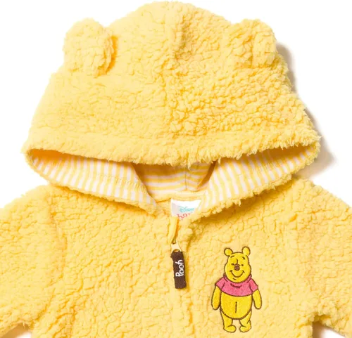 Vista 3 de Disney Winnie The Pooh - Overol con cremallera para bebé recién nacido a bebé
