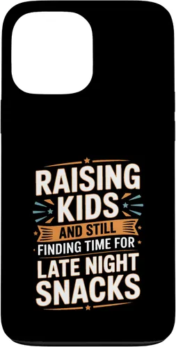 Vista 24 de Raising Kids and Still Finding Time for Late Night Snacks Case for iPhone 17