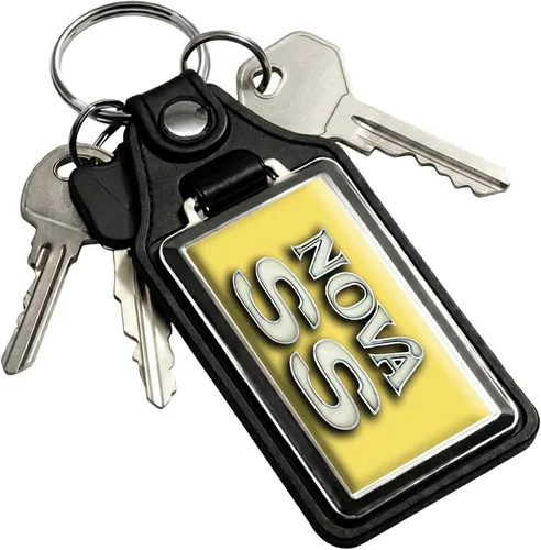 Vista 94 de Brotherhood Car Key Chain for Nova - Classic Models Keychain for Men and Blanco antiguo - Personalizado 1975