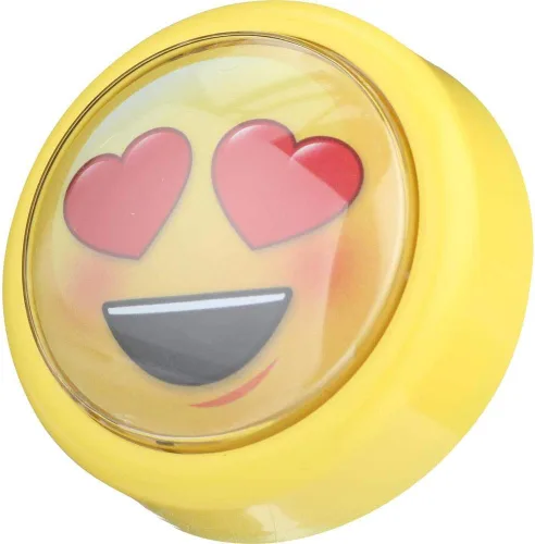 Vista 2 de Westek LP2002Y-N3 - Luz de disco de emoji alimentada por batería, paquete de 3, color amarillo