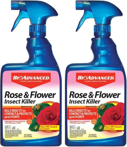 Vista 8 de BioAdvanced Asesino de insectos de rosas y flores, listo para usar, 24 onzas