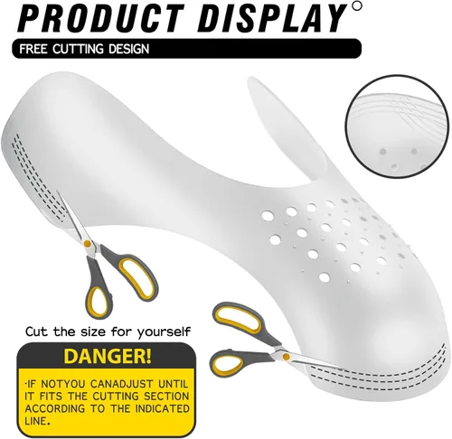 Vista 3 de Doni 2 Pair Crease Protector for Air Force Shoes, Sneaker Shoes Protectors Against Shoe Creases