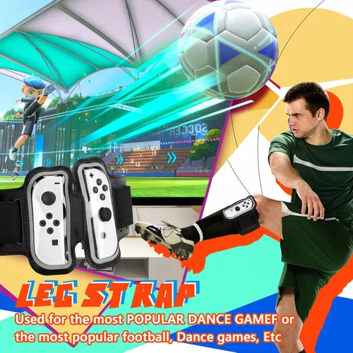 Vista 4 de SIKEMAY Nintendo Switch Sports Accessories, 12-in-1 Bundle for Nintendo Switch Games, Switch Sports Set for Nintendo Switch Games, with Switch