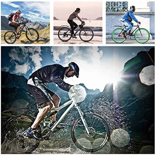 Vista 3 de Enfudid Juego de guardabarros para bicicleta de montaña, guardabarros traseros para bicicletas de carretera