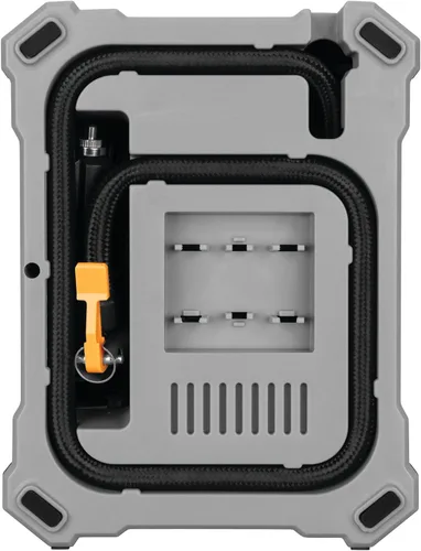 Vista 4 de Performance Tool Vortex E00003 Inflador de neumáticos digital de 12V con apagado automático, portabrocas de aire con bloqueo por palanca, cable