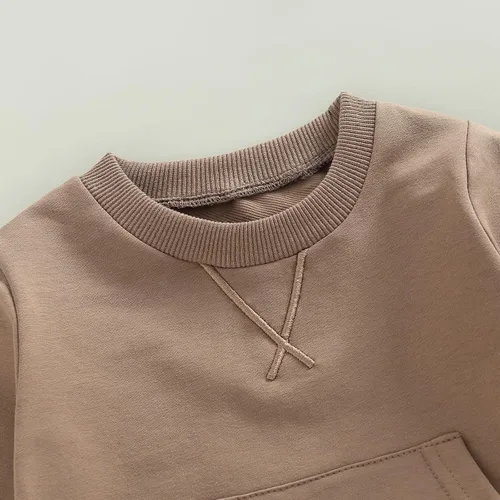 Vista 5 de Mubineo Conjunto de sudadera de manga larga para bebé niño y niña, para otoño e invierno