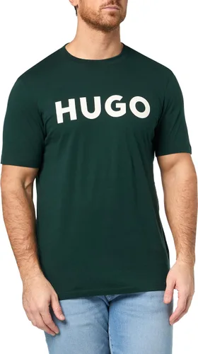 Vista 14 de Hugo Men's Print Logo Short Sleeve T-Shirt Blanco