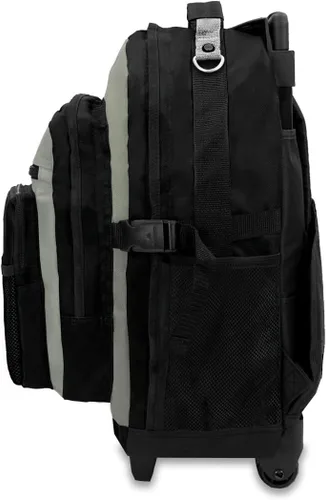 Vista 3 de Everest DeluxeMochila con ruedas., Caqui), 5045WH-KHBK