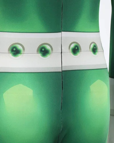 Vista 8 de miccostumes Disfraz de héroe de anime para mujer, traje de batalla impreso en 3D
