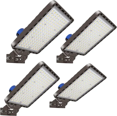 Vista 13 de Juyace Luz LED de estacionamiento de 240 W con fotocélula 36000LM 5000K, luz de inundación de seguridad IP65 del atardecer al amanecer al aire libre