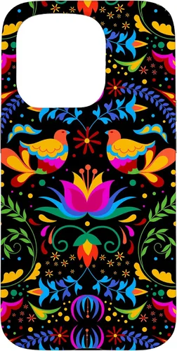 Vista 14 de Funda para iPhone 17 de Mexican Heritage Otomi Pride Love Peace Doves