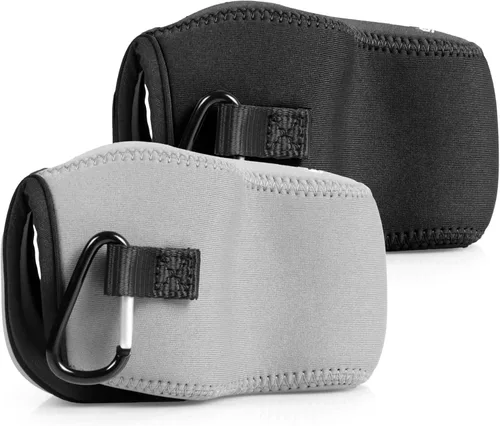 Vista 3 de Mega Gear - Funda de neopreno para cámara Canon EOS R100 (0.709-1.772 in), elegante y protectora para fotografía digital, color negro