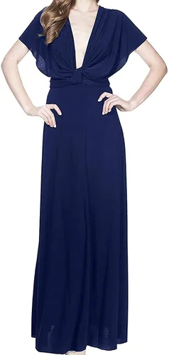 Vista 2 de Vestido de noche mil formas para mujer, vestido largo para coctel, vestido multiformas