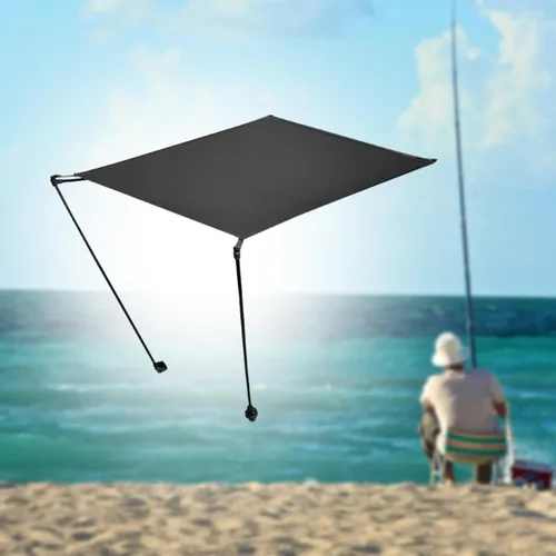 Vista 4 de Yiju Silla de camping, ligera, ajustable, portátil, plegable, para accesorios de pesca, picnic al aire libre