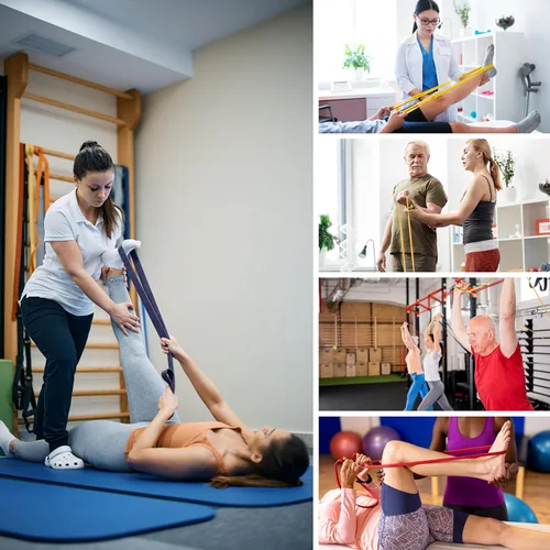 Vista 6 de Resistance Bands for Working Out, Workout Bands, Training Bands Set, Pull Up Exercise Bands for Home Workouts, Full Body Training, Physical Therapy