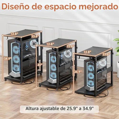 Vista 6 de JANE EYRE - Soporte ajustable para computadora para videojuegos: altura de 15 niveles