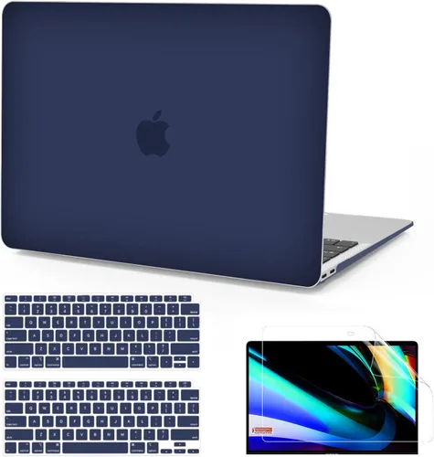 Vista 25 de B BELK Funda compatible con MacBook Air de 13 pulgadas 2022 2021 2020 2019 2018 A2337 M1 A2179 A1932 Touch ID, carcasa rígida de plástico mate