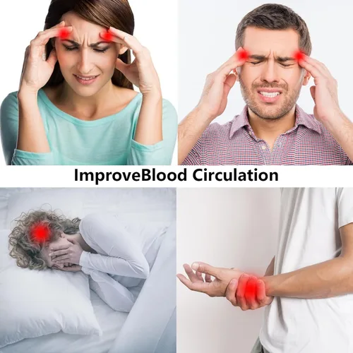 Vista 3 de 3000 Gauss - Pulsera magnética de cobre para hombre - Imán fuerte de doble fila con herramienta ajustable, aniversario, Navidad, Acción de Gracias