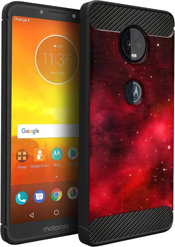 Vista 29 de CasesOnDeck - Funda compatible con Motorola Moto Z4 / Moto Z4 Play, funda de diseño de Moto Z4 Play, delgada, flexible, elegante, protección contra