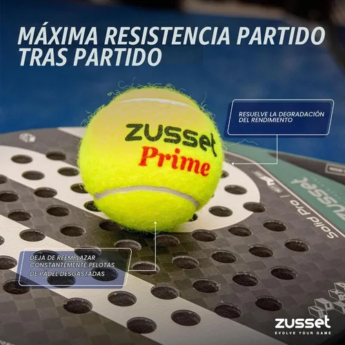 Vista 3 de Padel Balls Prime High-Pressure Tournament Padel Ball (1,3,6,40Pack)