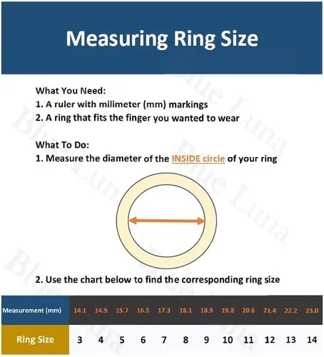 Vista 6 de Blue Luna Anillo apilable de circonita cúbica chapada en oro de 18 quilates para mujer
