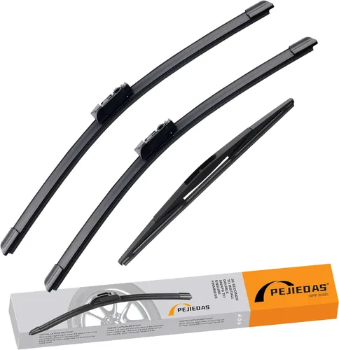 Vista 26 de 3 limpiaparabrisas OEM, limpiaparabrisas de repuesto para Jeep Wrangler 2007-2017