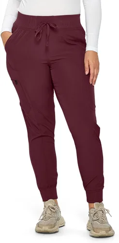 Vista 2 de Monarch Uniforms Pantalones quirúrgicos acanalados para mujer