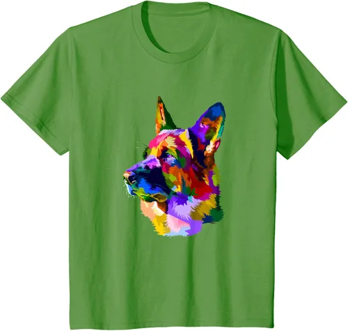 Vista 58 de Camiseta para dueño de perro de pastor alemán, Negro