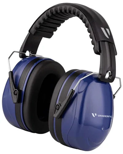 Vista 13 de Vanderfields Orejeras de protección auditiva para reducción de ruido, certificado de 33 dB, protección auditiva de seguridad con cancelación