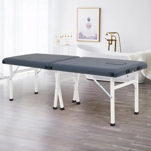 Vista 8 de Master Massage - Mesa de masaje portátil económica Harmon de 24 pulgadas, color azul rey