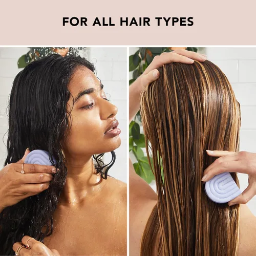 Vista 5 de Kitsch Acondicionador tonificante morado para rubios y cabello teñido - Barra de acondicionador para mujeres y hombres - Con biotina para fortalecer