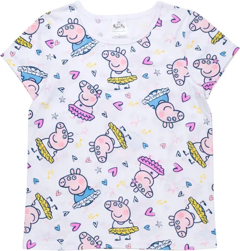 Vista 2 de Peppa Pig Paquete de 3 camisetas para niñas pequeñas a niños grandes