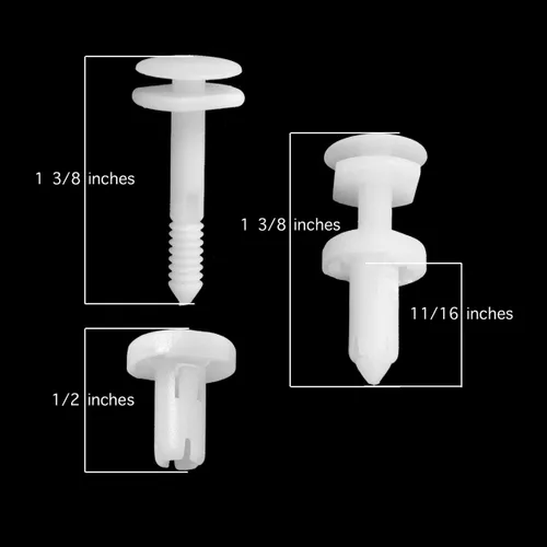 Vista 5 de Lantee 10 clips de retención para panel de puerta, repuesto para GM 15960325, apto para Chevrolet Suburban Blazer Tahoe, apto para Chevrolet y GMC