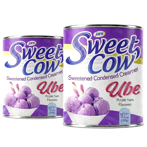 Vista 4 de Jans Sweet Cow (paquete de 1, leche rellena evaporada, 12 onzas) Leche concentrada estable para hornear, cocinar, café, té y postres, crema