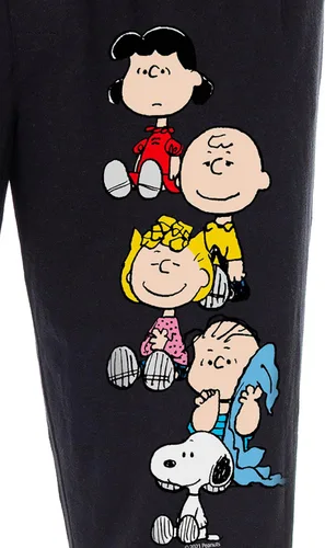 Vista 3 de Peanuts Gang Adult Character Loungewear Sleep Pajama Pants