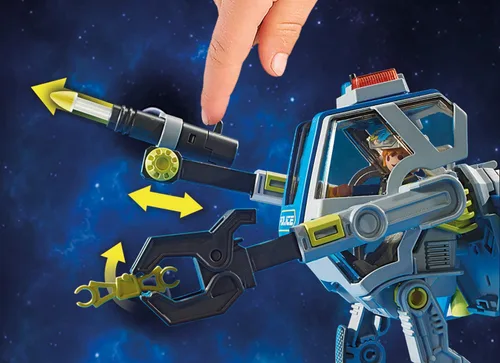 Vista 6 de PLAYMOBIL Galaxy Police Robot 70021 Galaxy Police Adventure Playset