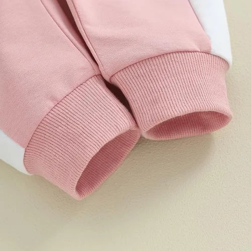 Vista 7 de Fernvia Ropa para bebé niña de 3, 6, 9, 12, 18 y 24 meses, conjuntos de sudadera de manga larga + pantalones