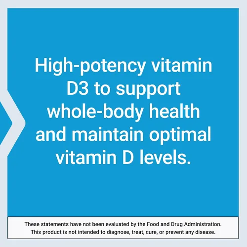 Vista 6 de Life Extension Vitamina D3 175 mcg (7000 UI), Apoyo al Sistema Inmunológico, Salud Ósea, Rendimiento Cerebral, Sin Gluten, No OGM, Una Vez al Día