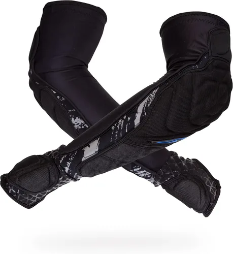 Vista 4 de VIRTUE Breakout - Almohadillas protectoras para codos y antebrazos, ligeras, multideportivas, con forro de manga de compresión que absorbe