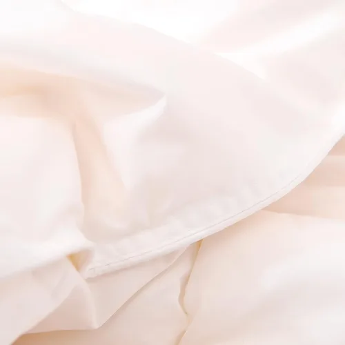 Vista 7 de THXSILK Edredón de seda para verano, relleno de 100% seda, edredón de seda, lavable, transpirable, ultrasuave (Queen, blanco)