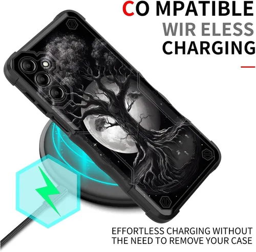 Vista 142 de Funda para Galaxy A14 5G, [Doble Capa][Protección contra Caídas de Grado Militar de 10 Pies] [Antideslizante] Funda Resistente a Prueba de Golpes