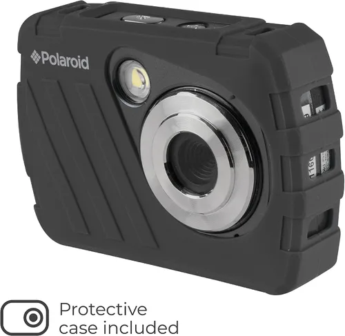 Vista 7 de Polaroid IS048 Cámara digital - Pequeña cámara de acción portátil portátil y ligera impermeable de 16 MP para compartir instantáneamente (negro)