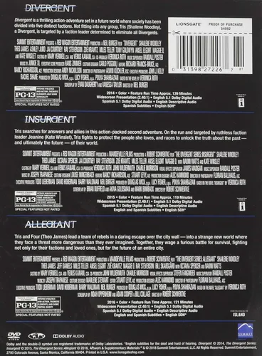 Vista 2 de The Divergent Series 3-Film Collection DVD