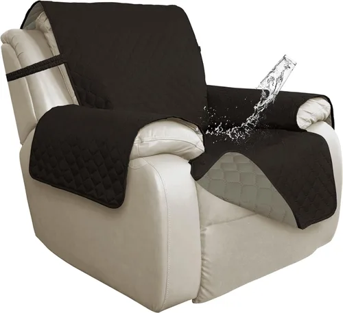 Vista 54 de ISSUNTEX Fundas de sofá de dos plazas con doble protección 100% impermeables para sala de estar, fundas para sofá de 2 cojines, protector de muebles