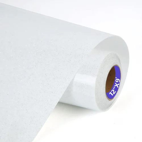 Vista 40 de HTVVETUR Vinilo de Transferencia de Calor Blanco - Rollos HTV de 12" x 9 pies para Camisas, Vinilo Termoadhesivo para Cameo - Fácil de Cortar