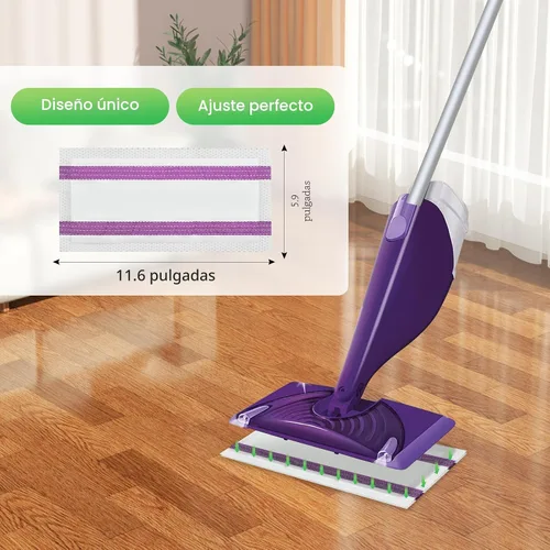 Vista 3 de Paquete de 42 desechables para almohadilla húmeda Swiffer para Paquete de 42 púrpura