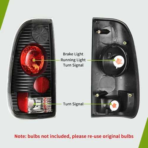 Vista 2 de AUTOSAVER88 Luces Traseras Compatibles con Ford F-Series F150 1997-2003 (Solo para Modelos Styleside), F150 Heritage 2004, Ford F-250 F-350 F-350