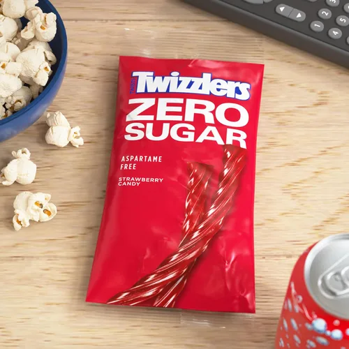 Vista 6 de TWIZZLERS - Twists sabor a fresa, sin azúcar (bolsas de 5 oz)